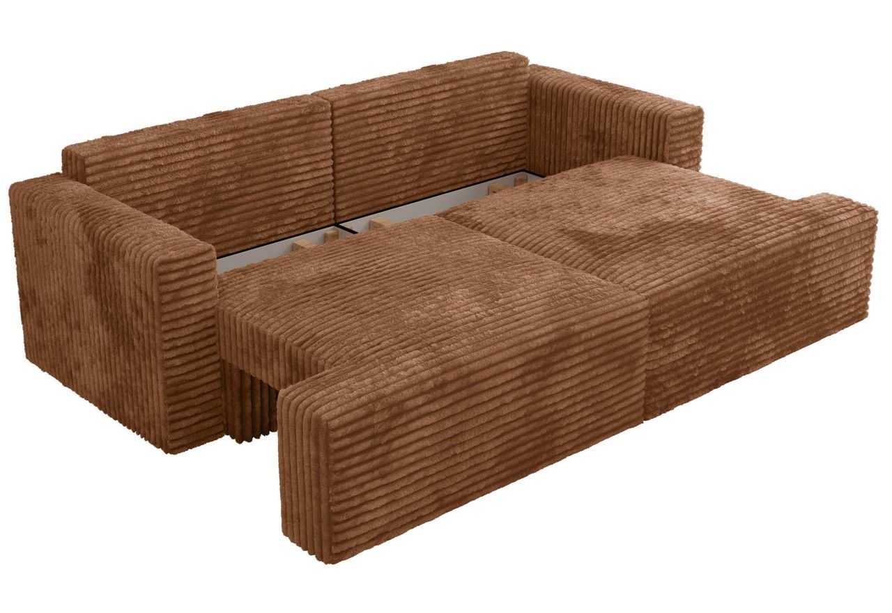 Sofa VIRELLA - pomarańczowy, sztruks