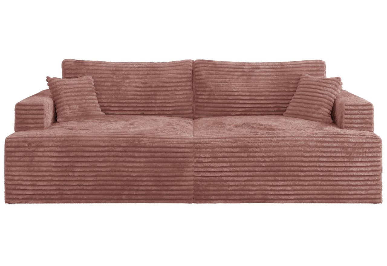 Sofa VIRELLA - różowy, sztruks