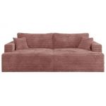 Sofa VIRELLA - różowy, sztruks