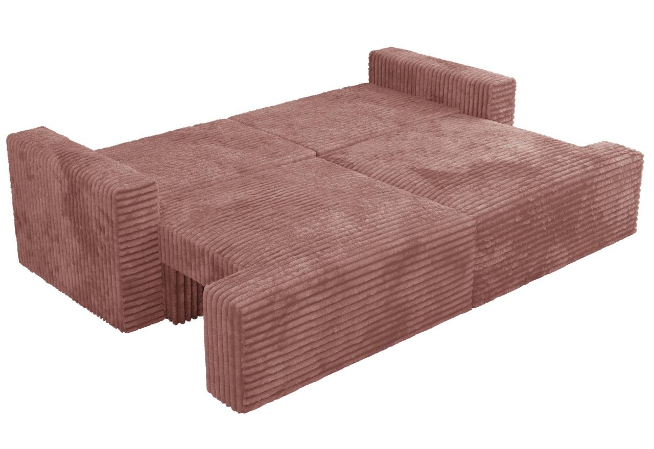 Sofa VIRELLA - różowy, sztruks