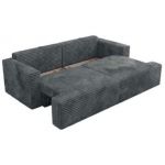 Sofa VIRELLA - ciemnoszary, sztruks