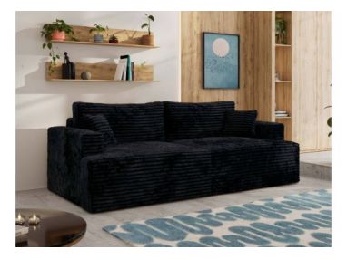 Sofa VIRELLA - czarny, sztruks