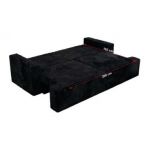 Sofa VIRELLA - czarny, sztruks