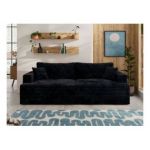 Sofa VIRELLA - czarny, sztruks