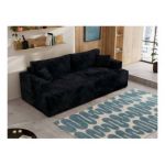 Sofa VIRELLA - czarny, sztruks