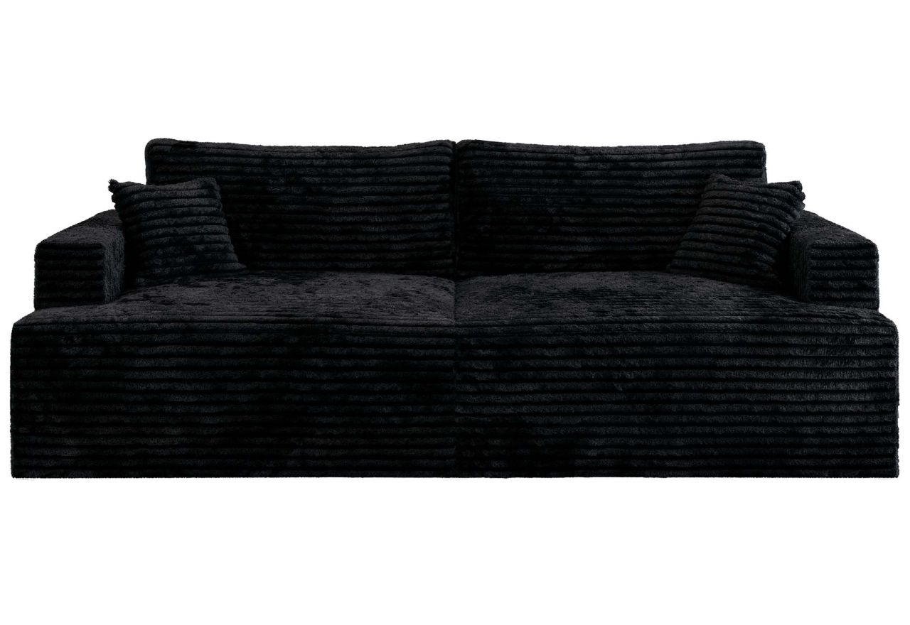Sofa VIRELLA - czarny, sztruks