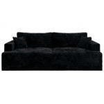 Sofa VIRELLA - czarny, sztruks