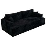 Sofa VIRELLA - czarny, sztruks