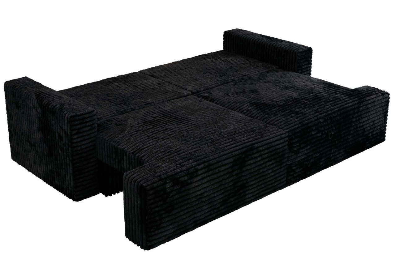 Sofa VIRELLA - czarny, sztruks