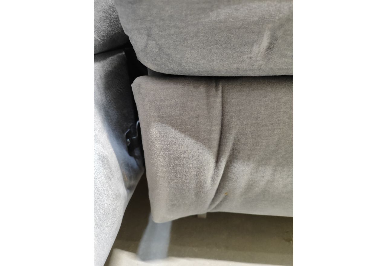 Narożnik PEDRO U - Monolith 84 - jasny szary - OUTLETU