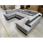 Narożnik PEDRO U - Monolith 84 - jasny szary - OUTLETU