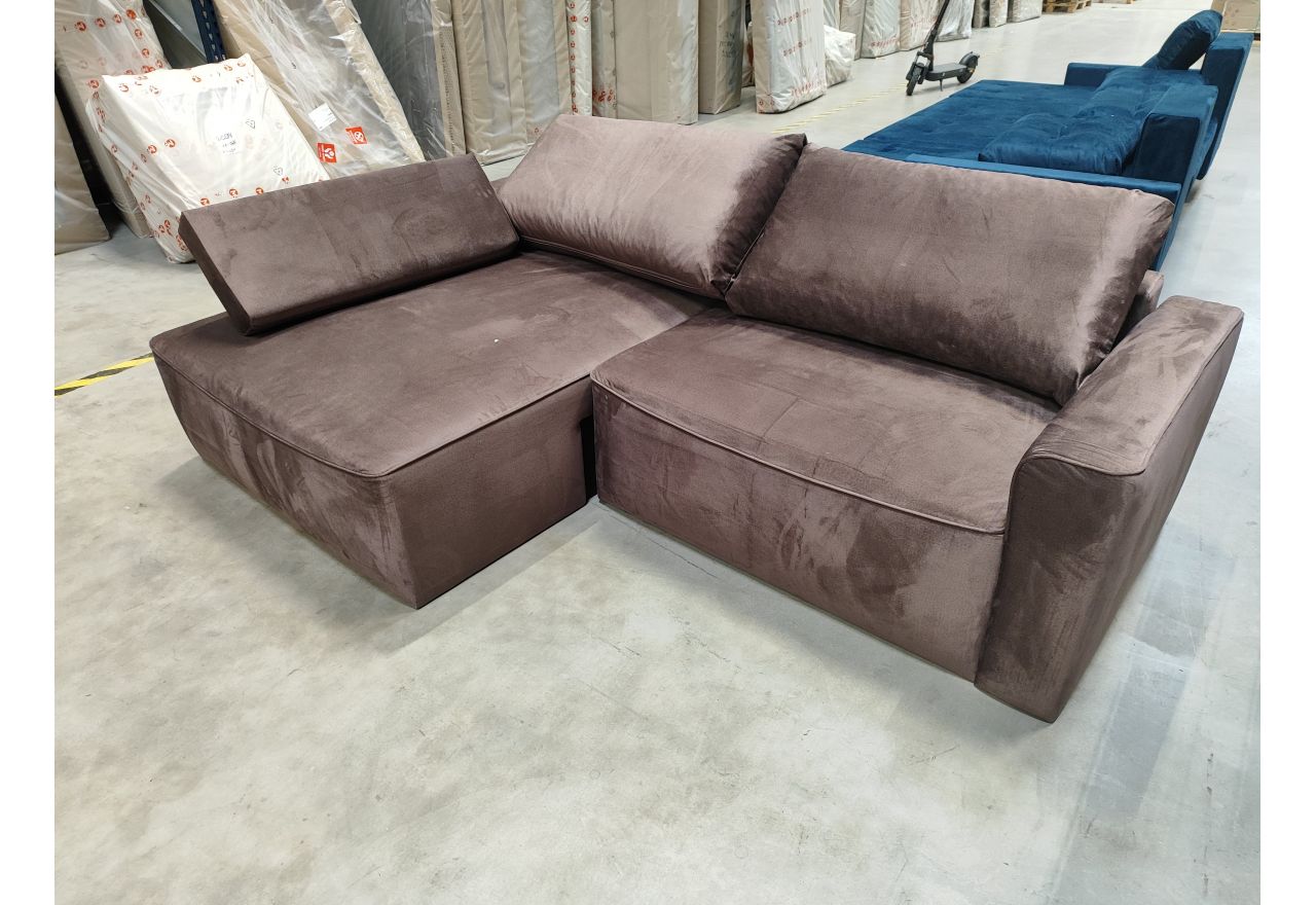 Narożnik BELLUNO L - Monolith 15 - brązowy - OUTLETU