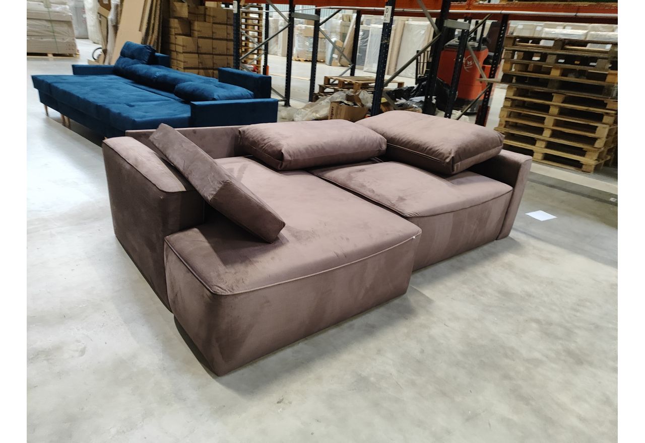 Narożnik BELLUNO L - Monolith 15 - brązowy - OUTLETU