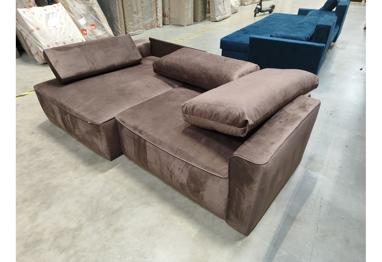 Narożnik BELLUNO L - Monolith 15 - brązowy - OUTLETU