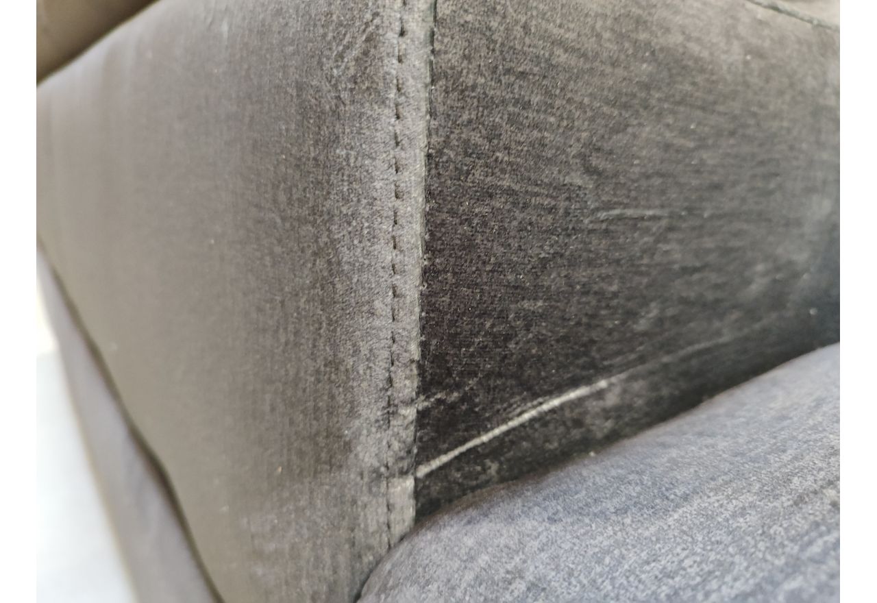 Narożnik PETER L - Monolith 92 - ciemny szary - OUTLETU