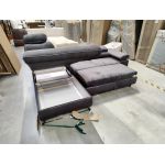 Narożnik PETER L - Monolith 92 - ciemny szary - OUTLETU