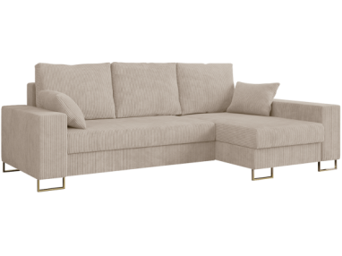 Narożnik DORIAN L - Lincoln 07 - jasny brązowy - OUTLET