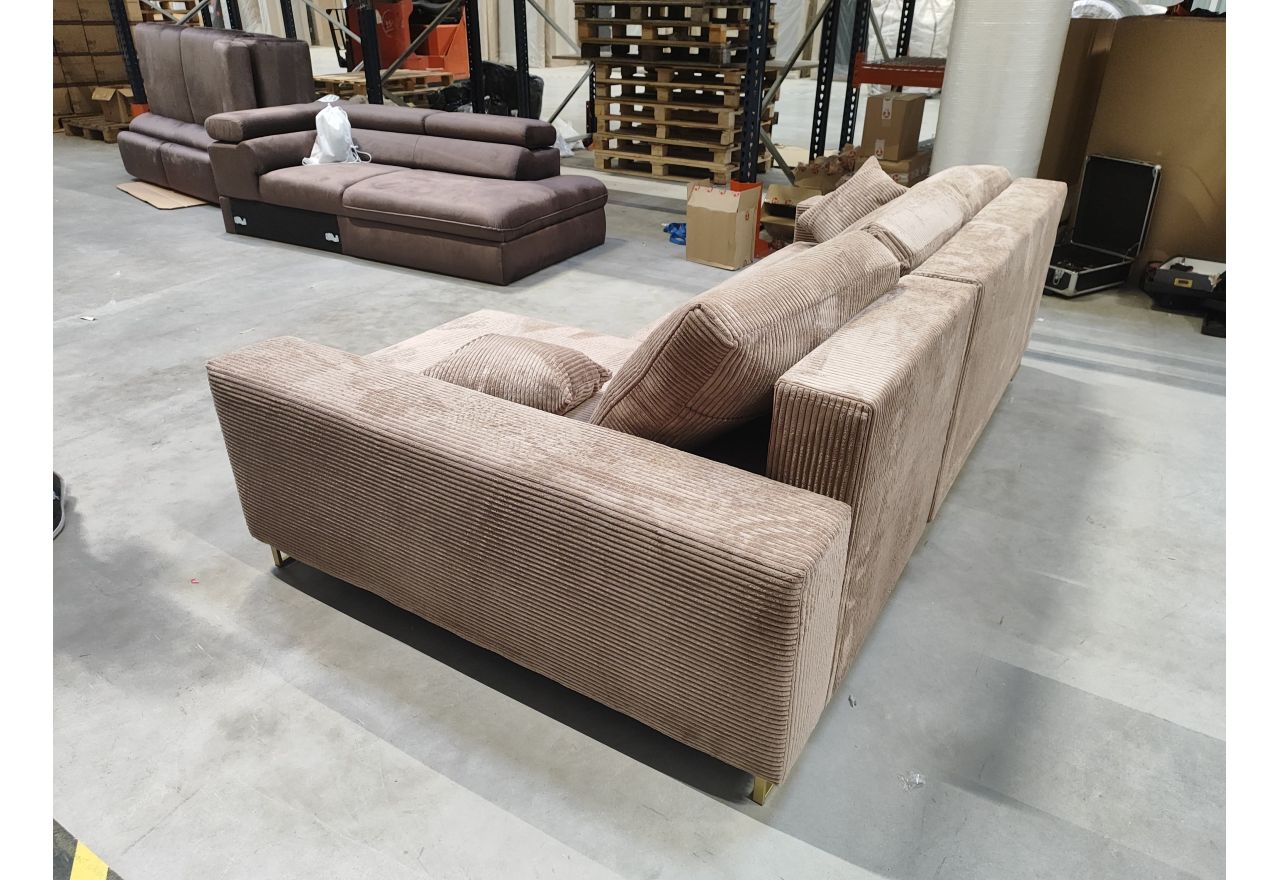 Narożnik DORIAN L - Lincoln 07 - jasny brązowy - OUTLET