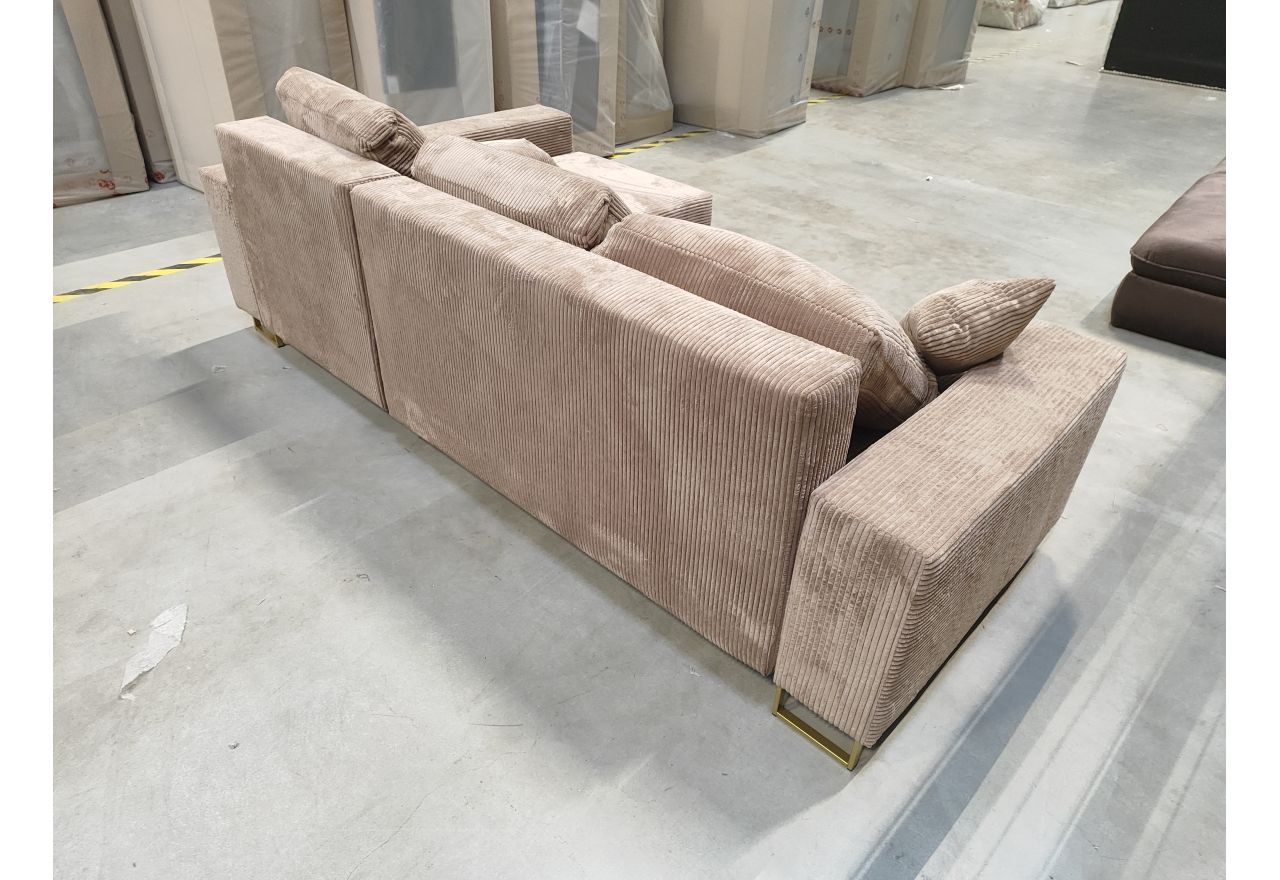 Narożnik DORIAN L - Lincoln 07 - jasny brązowy - OUTLET