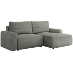 Narożnik BELLUNO L - strona prawa - szary, struktura