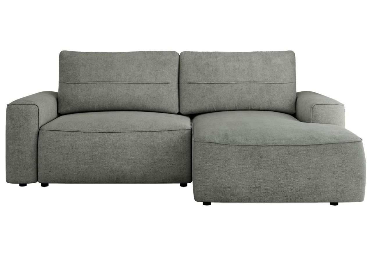 Narożnik BELLUNO L - strona prawa - szary, struktura