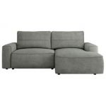 Narożnik BELLUNO L - strona prawa - szary, struktura