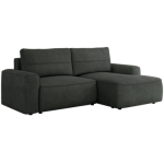 Narożnik BELLUNO L - strona prawa - ciemnoszary, struktura