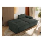 Narożnik BELLUNO L - strona prawa - ciemnoszary, struktura