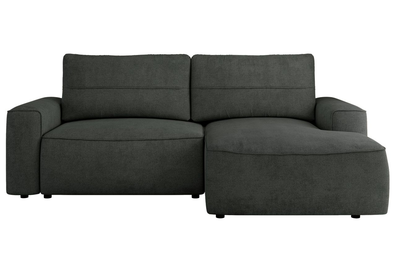 Narożnik BELLUNO L - strona prawa - ciemnoszary, struktura