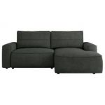 Narożnik BELLUNO L - strona prawa - ciemnoszary, struktura