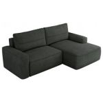 Narożnik BELLUNO L - strona prawa - ciemnoszary, struktura