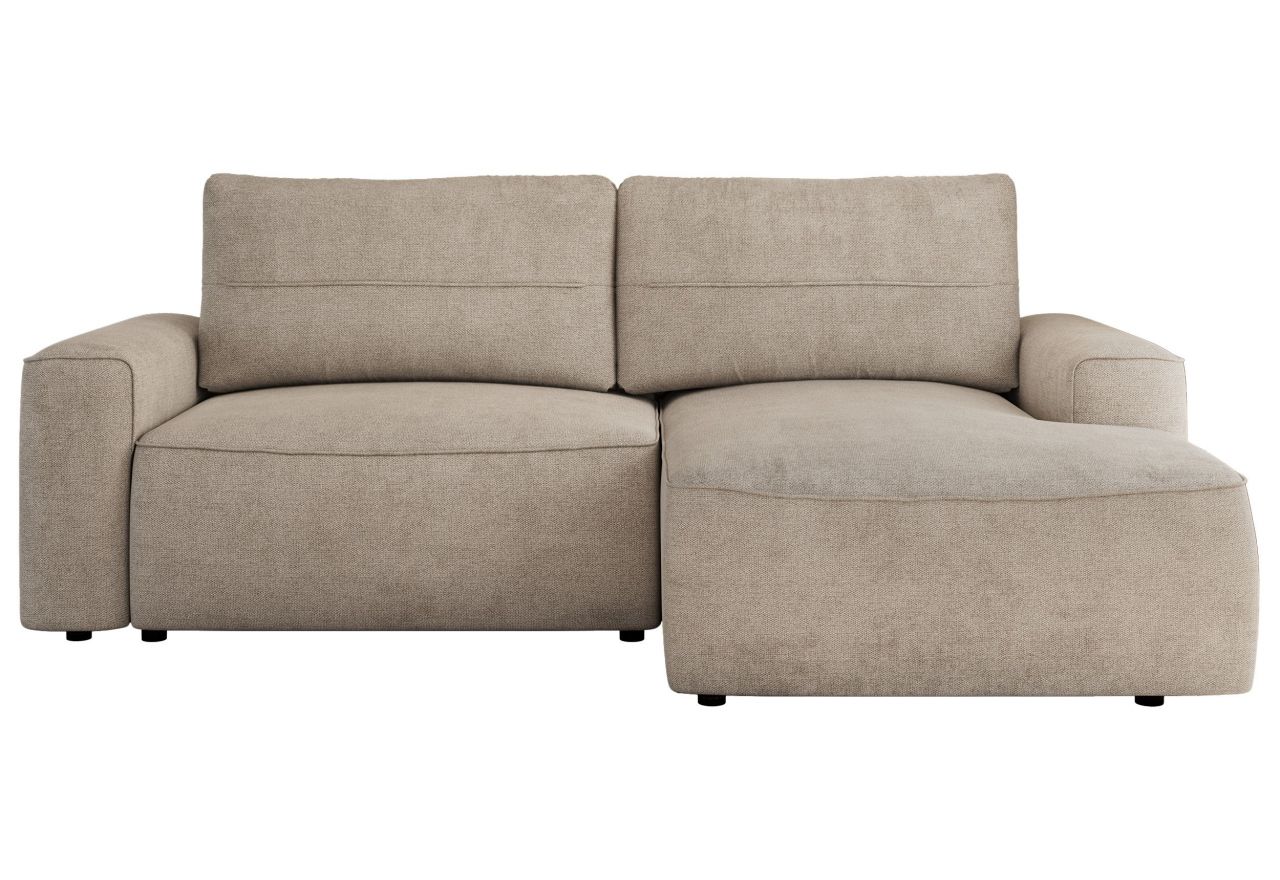 Narożnik BELLUNO L - strona prawa - beżowy, struktura