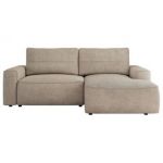 Narożnik BELLUNO L - strona prawa - beżowy, struktura