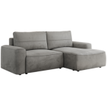 Narożnik BELLUNO L - strona prawa - jasnoszary, welwet