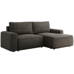 Narożnik BELLUNO L - strona prawa - ciemnoszary, welwet