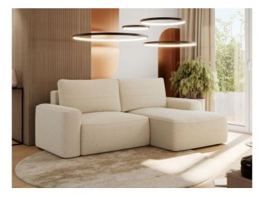 Narożnik BELLUNO L - strona prawa - beżowy, boucle