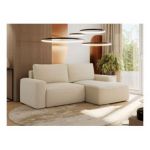 Narożnik BELLUNO L - strona prawa - beżowy, boucle