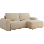 Narożnik BELLUNO L - strona prawa - beżowy, boucle