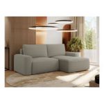 Narożnik BELLUNO L - strona prawa - szary, boucle