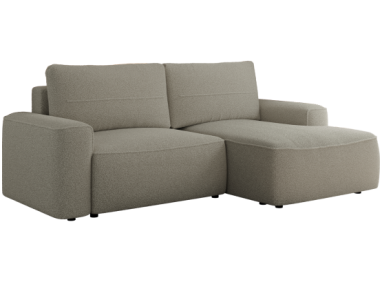 Narożnik BELLUNO L - strona prawa - szary, boucle