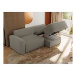 Narożnik BELLUNO L - strona prawa - szary, boucle