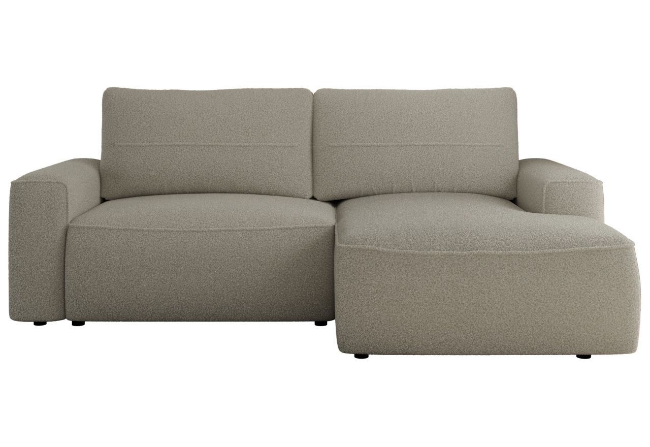 Narożnik BELLUNO L - strona prawa - szary, boucle