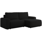 Narożnik BELLUNO L - strona prawa - czarny, boucle