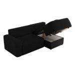 Narożnik BELLUNO L - strona prawa - czarny, boucle