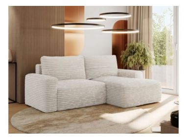 Narożnik BELLUNO L - strona prawa - beżowy, sztruks