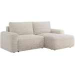 Narożnik BELLUNO L - strona prawa - beżowy, sztruks