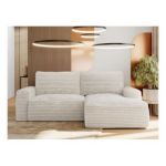 Narożnik BELLUNO L - strona prawa - beżowy, sztruks