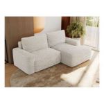 Narożnik BELLUNO L - strona prawa - beżowy, sztruks