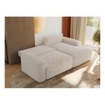 Narożnik BELLUNO L - strona prawa - beżowy, sztruks