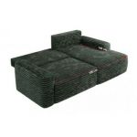 Narożnik BELLUNO L - strona prawa - ciemnozielony, sztruks